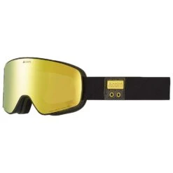 Masque De Ski Cairn Magnitude Mat Black Gold Clx 3000 Ium + Clx 1000