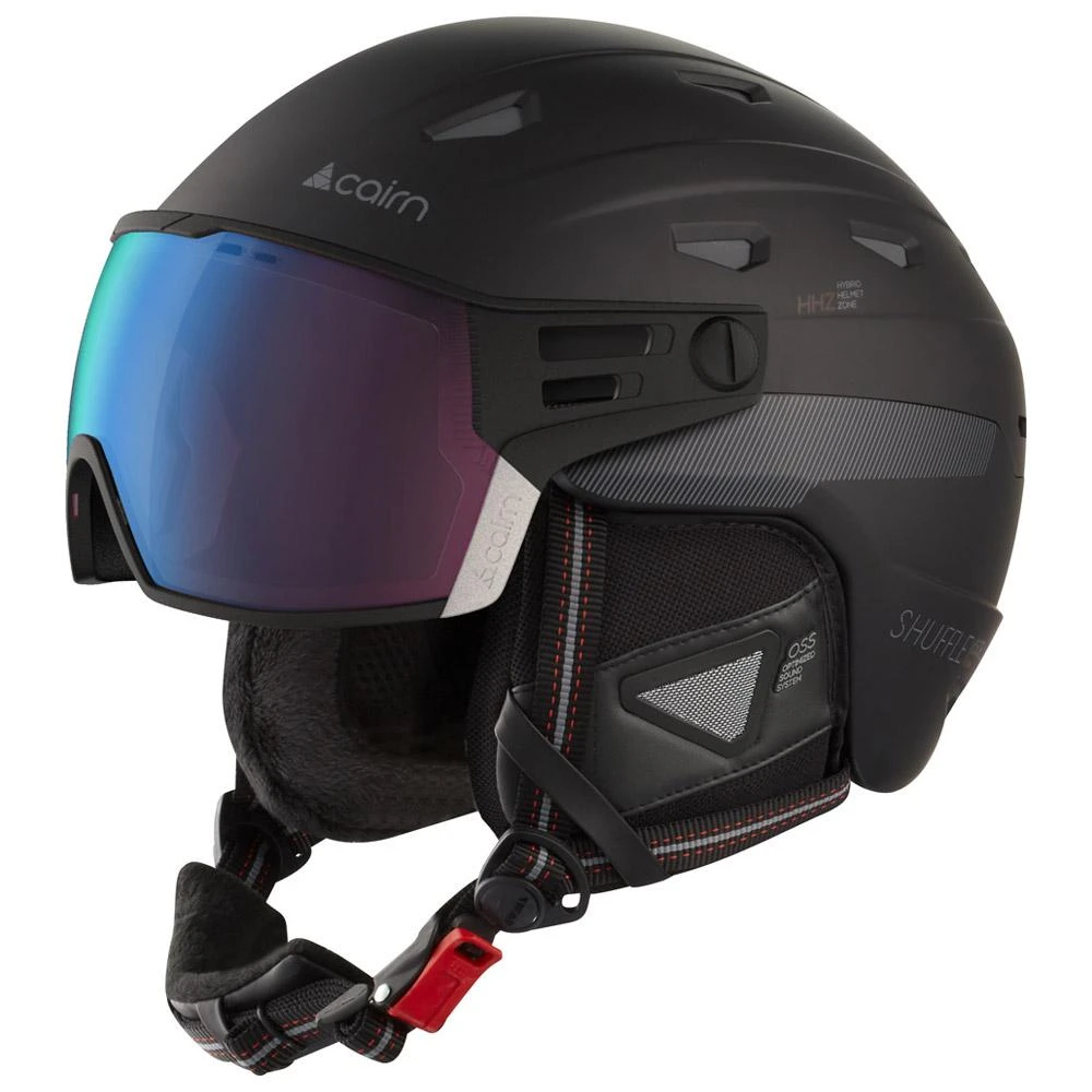 Casque Visière Cairn Shuffle S-visor Evolight Black 3 Casque Visière Cairn Shuffle S-visor Evolight Black