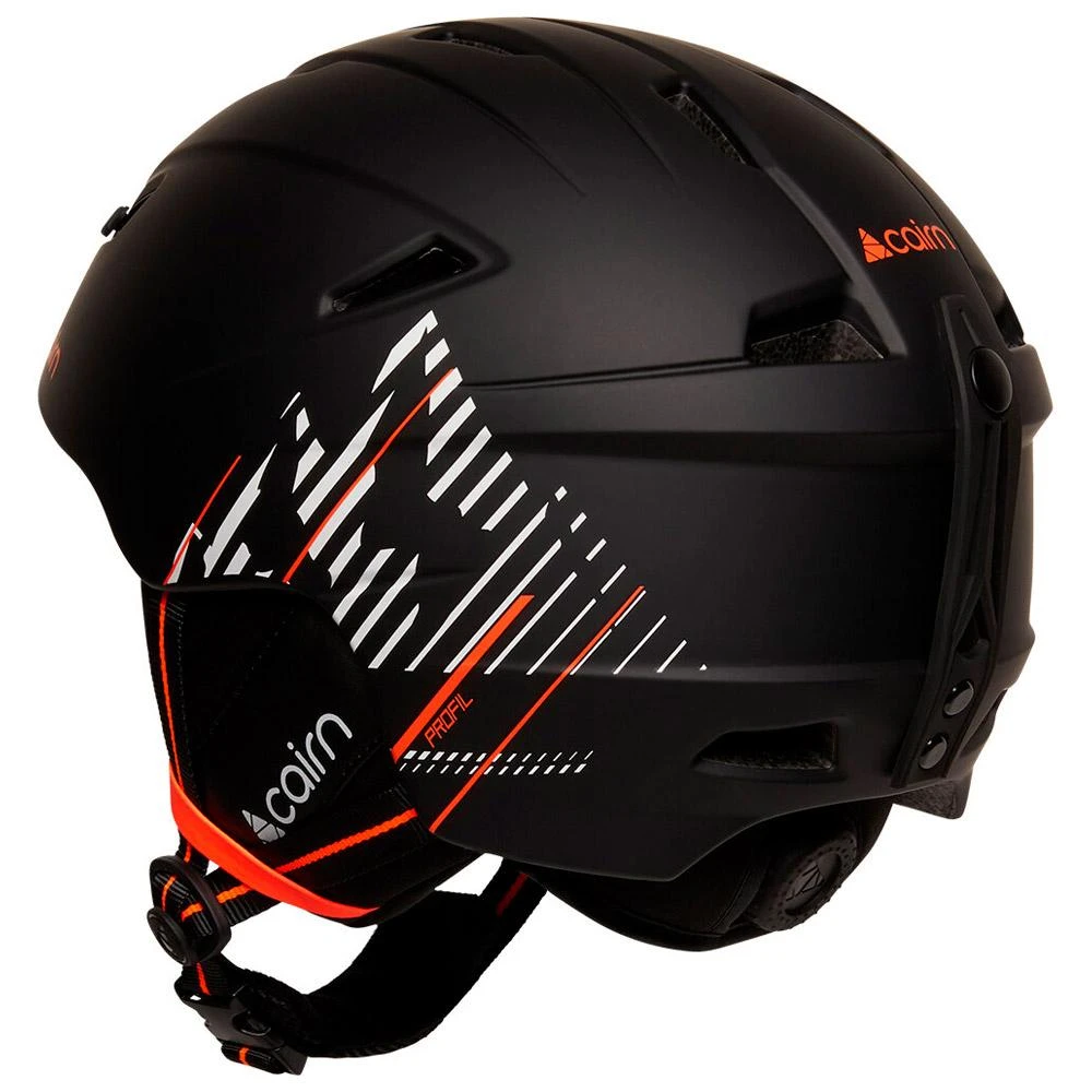 Casque Cairn Profil Mat Black Fire Peaks 4 Casque Cairn Profil Mat Black Fire Peaks – Image 2