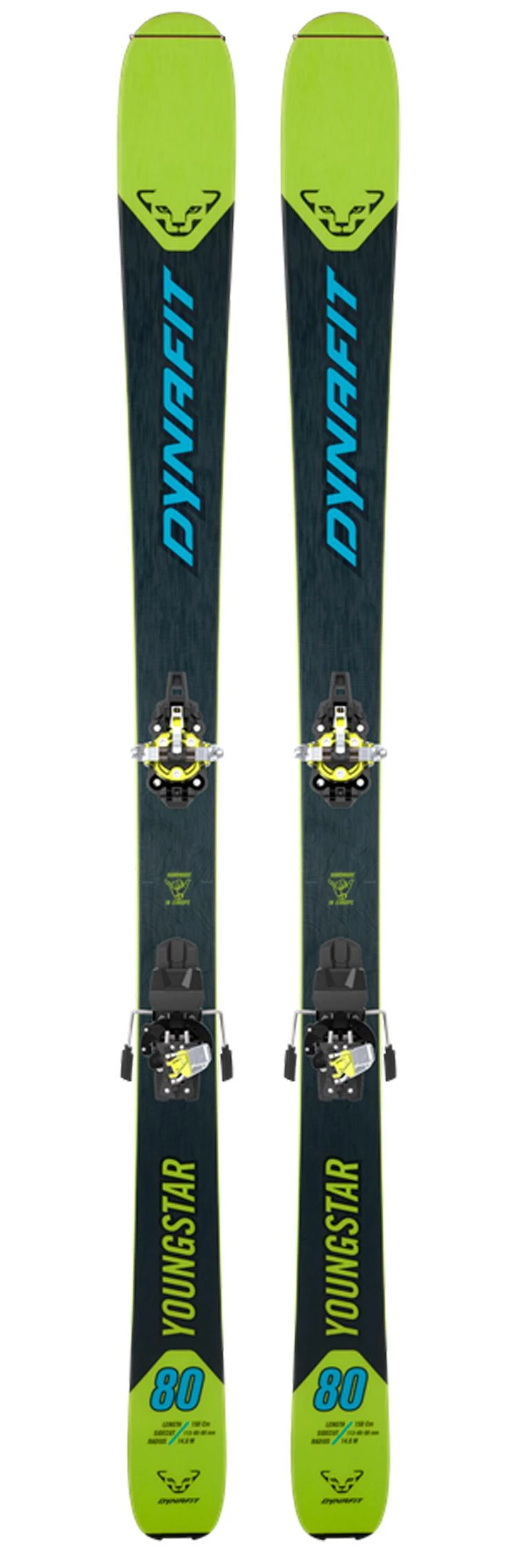 Kit Ski Dynafit Youngstar Ski + Rotation Lite 7 + Peaux 3 Kit Ski Dynafit Youngstar Ski + Rotation Lite 7 + Peaux