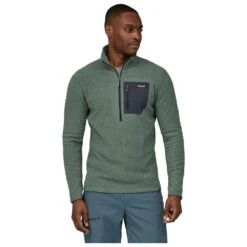 Polaire Patagonia R1 Air Zip Neck Hemlock Green -Matériel De Ski Reduction 2da71f9d13379e279a44aa84423ed173c2dc5b13 H22PATATTH1357195 1