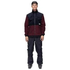 Polaire Sweet Protection Pile Fleece Jacket Red Wine -Matériel De Ski Reduction 374fb8e4a9bc376a70336b9ffed9a6471ced8add H23SWEPTTH2268579 901