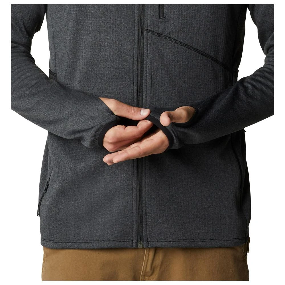 Polaire Columbia M's Park View Fleece Full Zip Hoodie Black Heather 4 Polaire Columbia M's Park View Fleece Full Zip Hoodie Black Heather – Image 2
