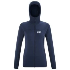 Polaire Millet Fusion Grid Hoodie W Saphir