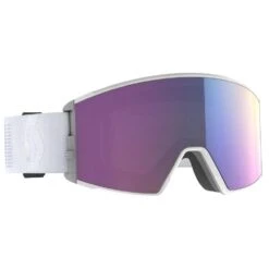 Masque De Ski Scott React Mineral White Enhancer Teal Chrome