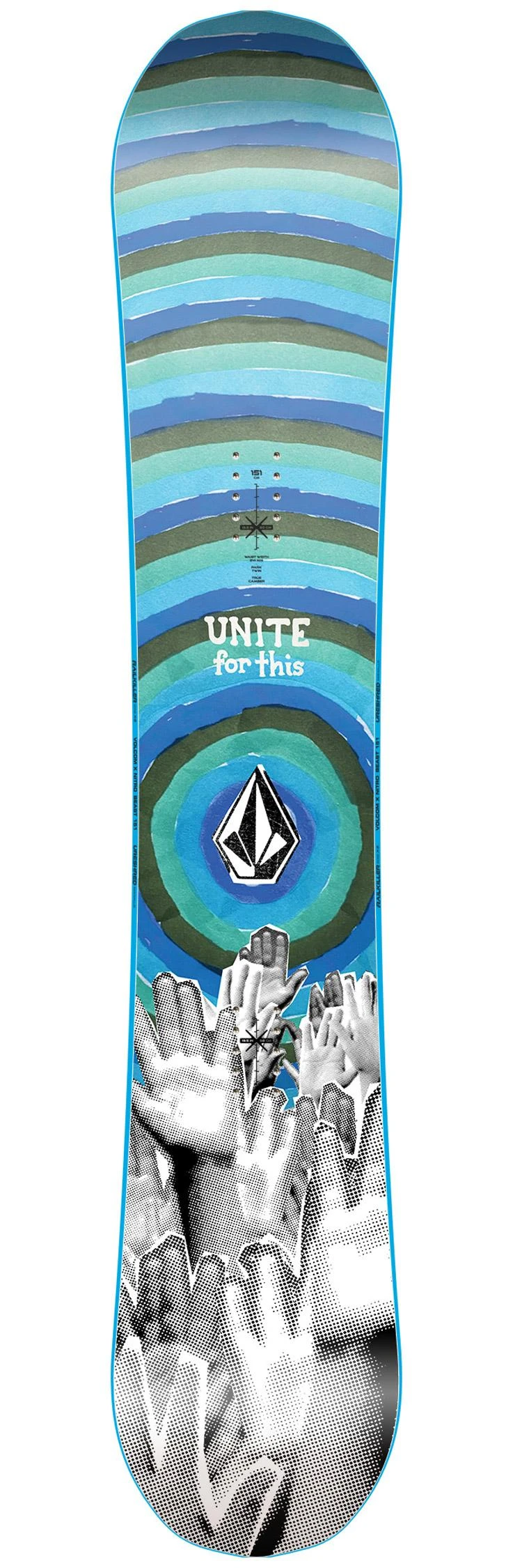 Planche Snowboard Nitro Beast X Volcom 3 Planche Snowboard Nitro Beast X Volcom