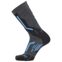 Chaussettes Nordique Uyn M Ski Cross Country 2In Socks Anthracite Blue