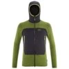 Polaire Millet Fusion Grid Hoodie Fern Noir