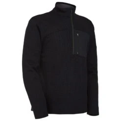 Polaire Spyder Bandit Half Zip Black