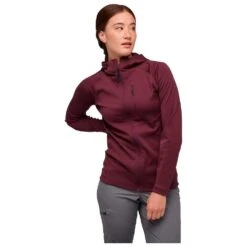Polaire Black Diamond W Coefficient Fleece Hoody Blackberry -Matériel De Ski Reduction 640709e69512dff665a3b8a1a32af62766e889be H22BDIATTH1340407 5