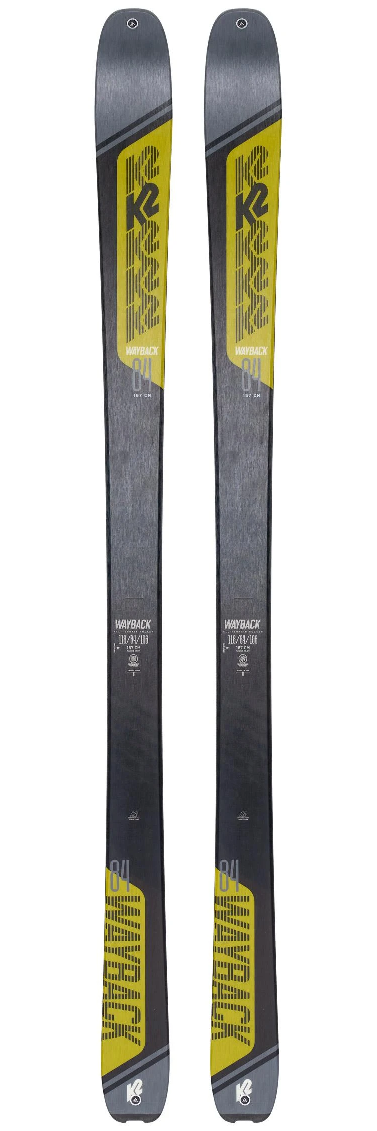 Ski K2 Wayback 84 3 Ski K2 Wayback 84