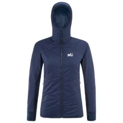 Polaire Millet M White Primaloft Hoodie W Saphir