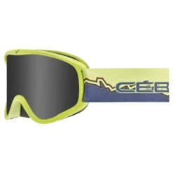 Cébé Masque De Ski Cebe Hoopoe Matt Lime Blue Mountain Grey Ultra Black