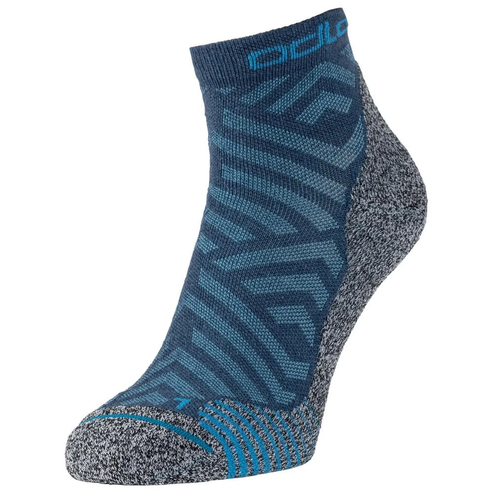 Chaussettes Nordique Odlo Active Warm Hike Quarter Deep Dive/Stunning Blue 3 Chaussettes Nordique Odlo Active Warm Hike Quarter Deep Dive/Stunning Blue