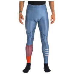 Combinaison Nordique Bas Sportful Squadra Tight Blue Sea/Red