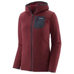 Polaire Patagonia Femme R1 Air Full-Zip Hoody Sequoia Red