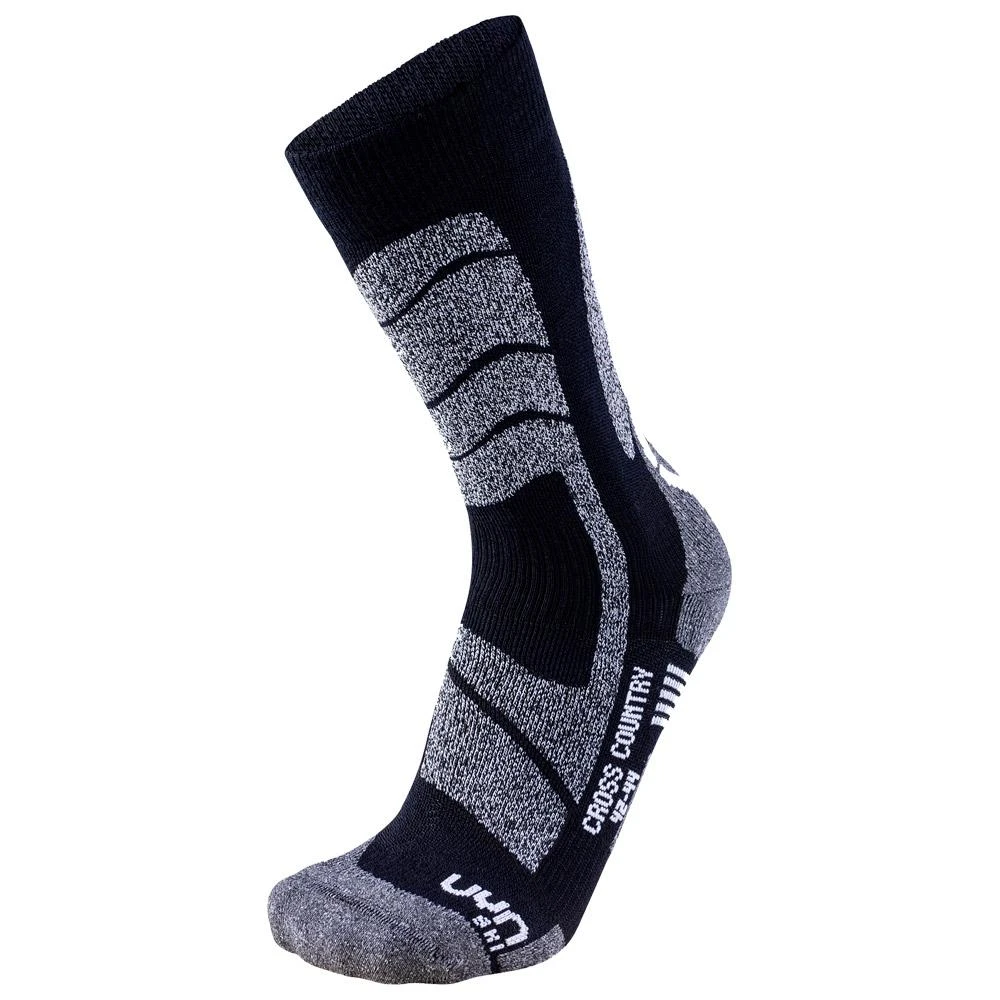 Chaussettes Nordique Uyn M Ski Cross Country Socks Black Mouline 3 Chaussettes Nordique Uyn M Ski Cross Country Socks Black Mouline