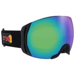 Masque De Ski Red Bull Spect Sight Matt Black Rose Green Mirror Green Snow