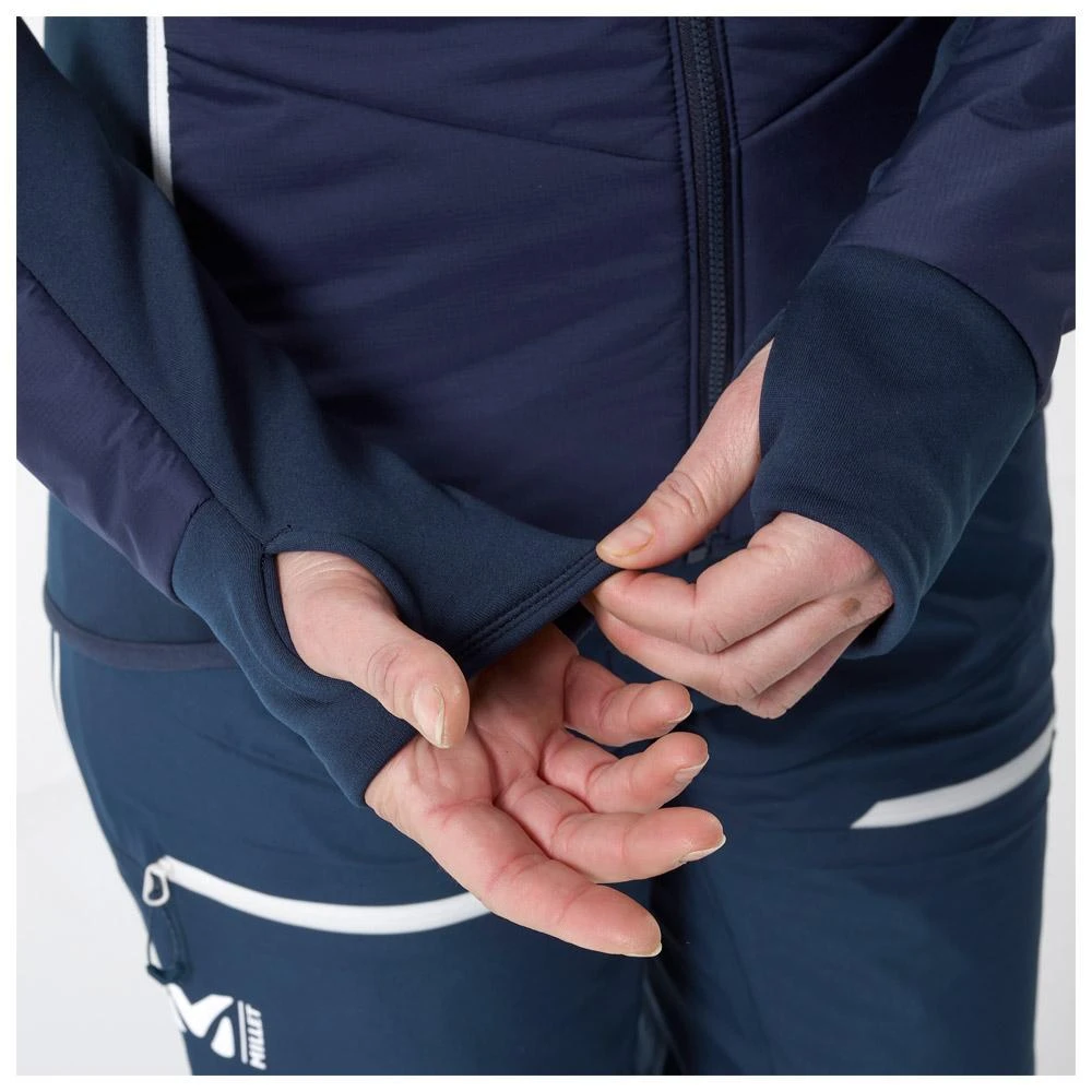 Polaire Millet M White Primaloft Hoodie W Saphir 7 Polaire Millet M White Primaloft Hoodie W Saphir – Image 5