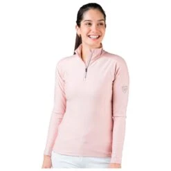 Polaire Rossignol W Classique 1/2 Zip Powder Pink