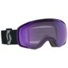 Masque De Ski Scott Vapor Mountain Black Light Sensitive Blue Chrome