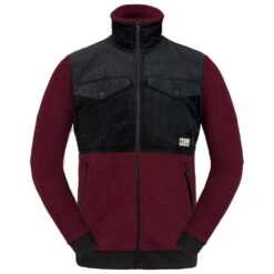 Polaire Sweet Protection Pile Fleece Jacket Red Wine