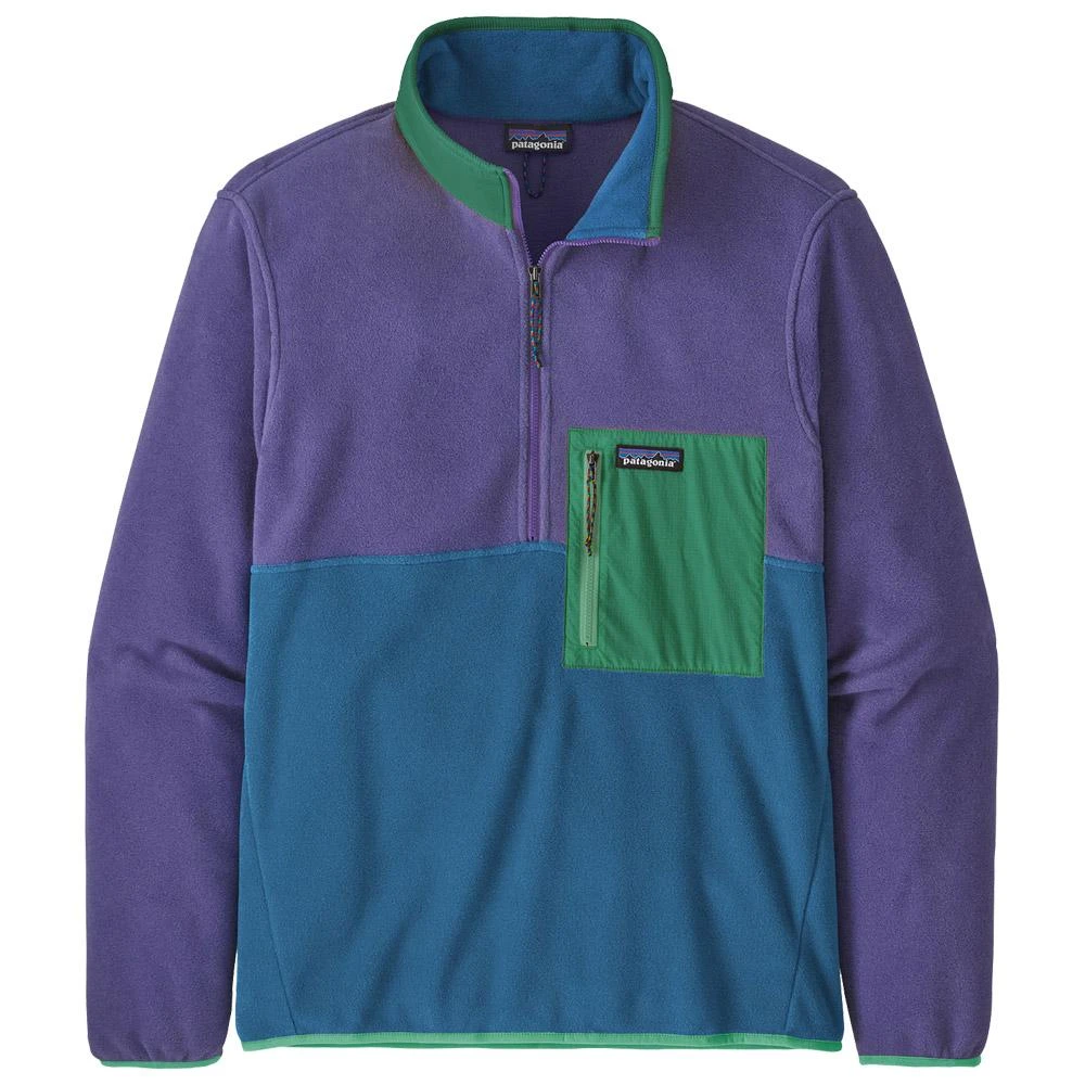 Polaire Patagonia M's Microdini 1/2 Zip Pullover Bayou Blue 3 Polaire Patagonia M's Microdini 1/2 Zip Pullover Bayou Blue